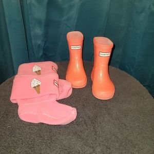 Toddler Hunter boots/socks